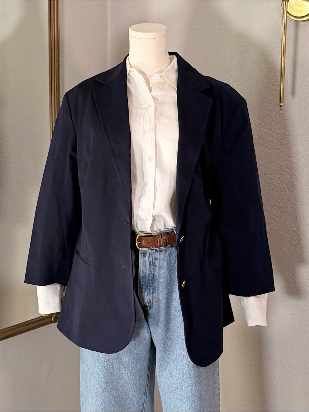 Lauren Ralph Lauren Navy Jacket with Brand Tag